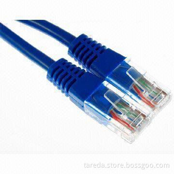 Cat.5e Patch Cord with HDPE Insulation, Used for LAN Cables, OEM Orders are Welcome